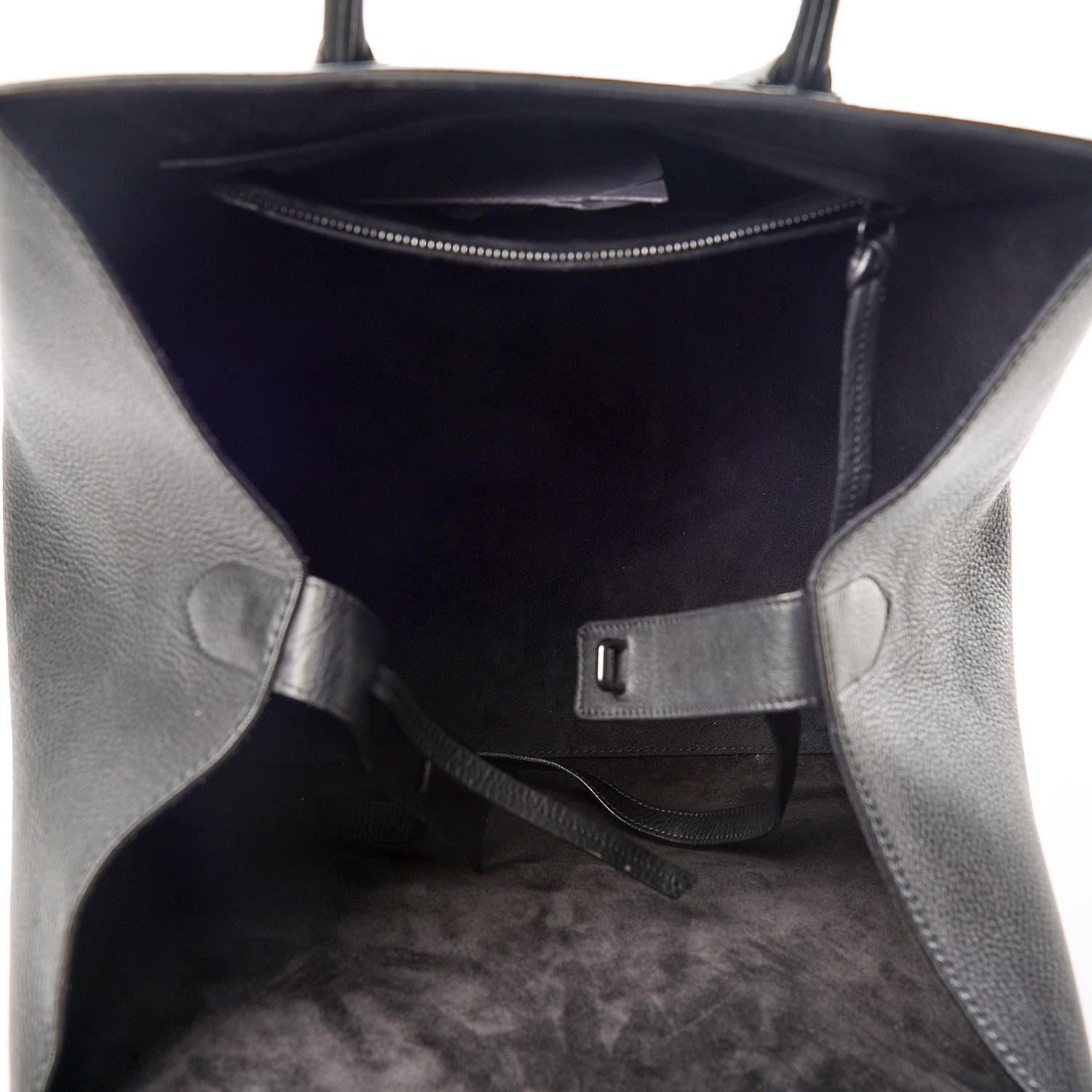Celine Grained Calfskin Medium Phantom Luggage Black 7 of 16
