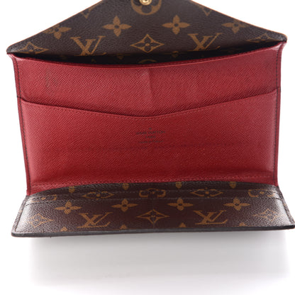 Louis Vuitton Monogram Josephine Wallet Red 8 of 11
