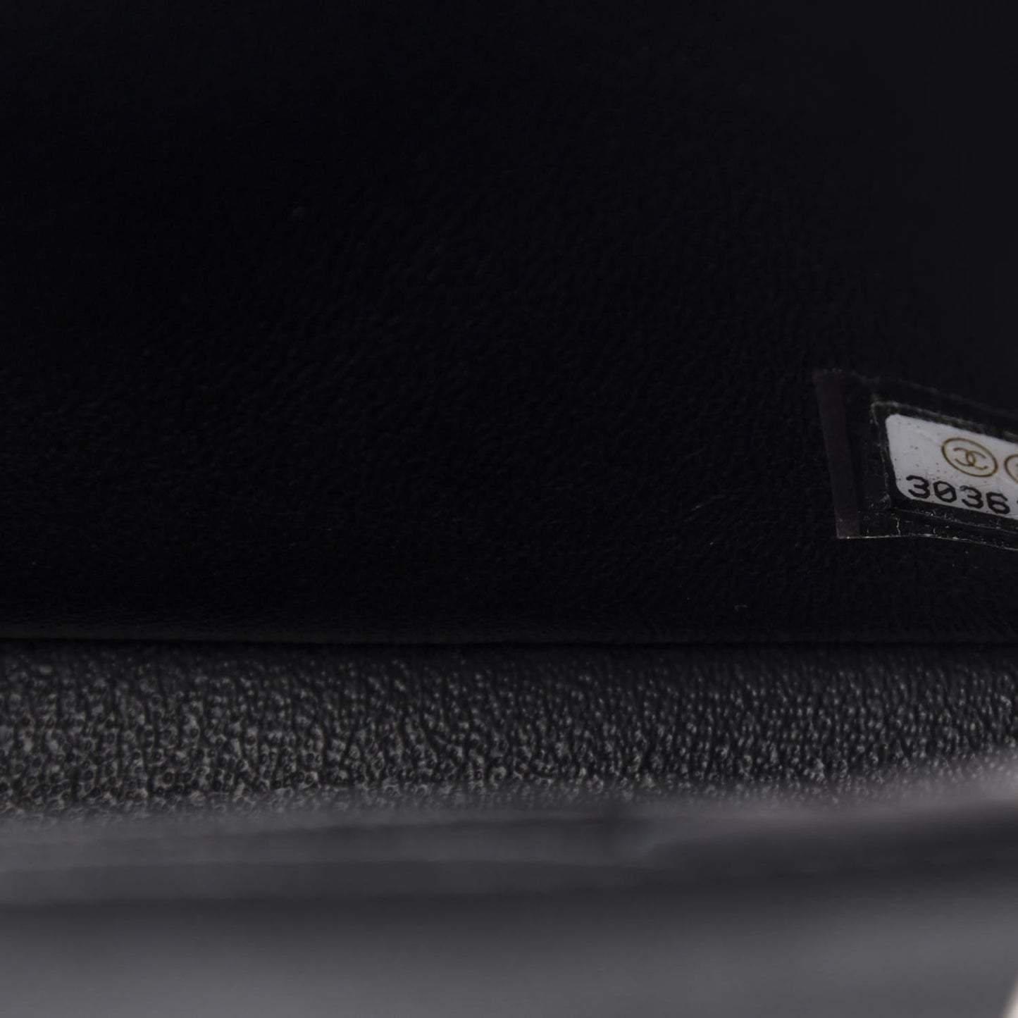 Lambskin Quilted Mini Rectangular Flap Black