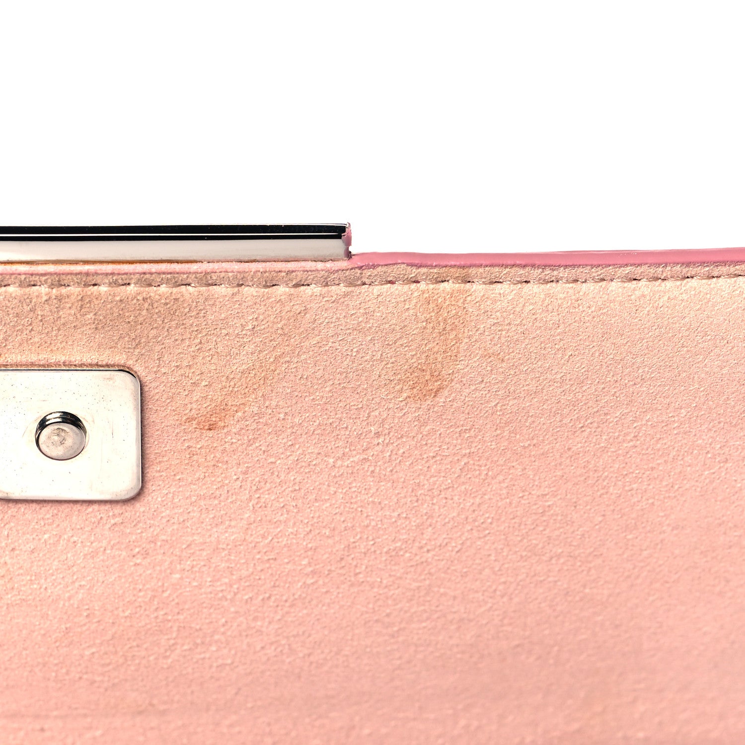 Fendi Vitello Flamingo Tube Wallet on Chain Pink 11 of 11
