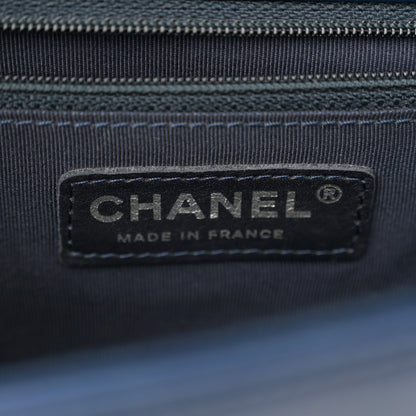 Chanel Lambskin Quilted New Medium Boy Flap Blue 6 of 17