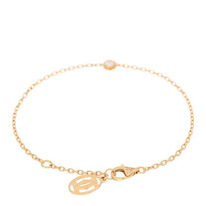 Cartier 18K Yellow Gold Diamond SM D'Amour Bracelet 2 of 4