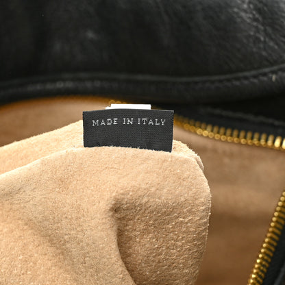 Prada Cervo Shine Shoulder Bag Black 7 of 14
