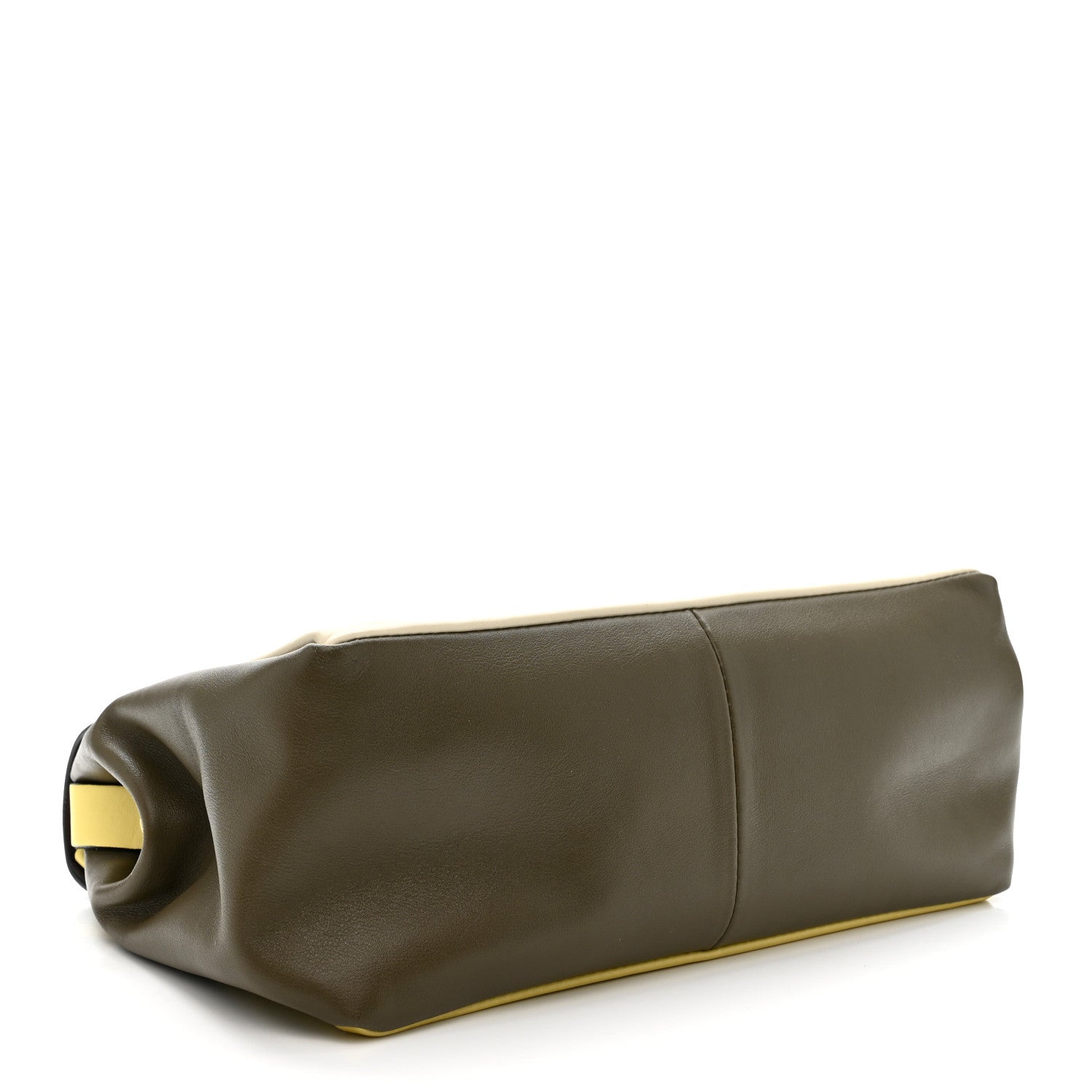 Valentino Garavani Calfskin Colorblock Mime Single Handle Bag Cream Burgundy Multicolor 4 of 11