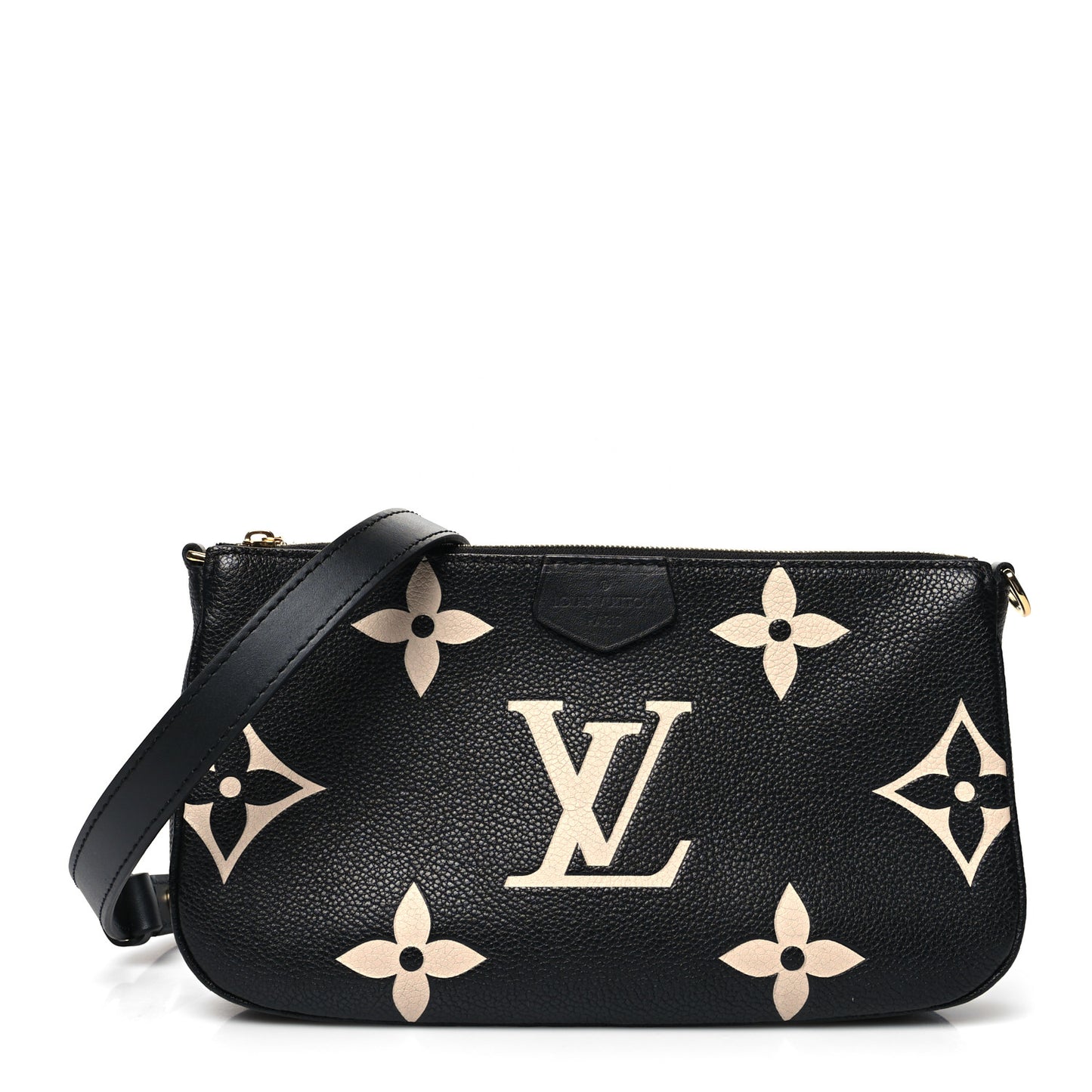 Empreinte Monogram Giant Multi Pochette Accessories Large Pochette Black Beige