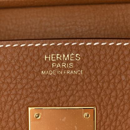 Hermes Togo Birkin 30 Gold 6 of 14