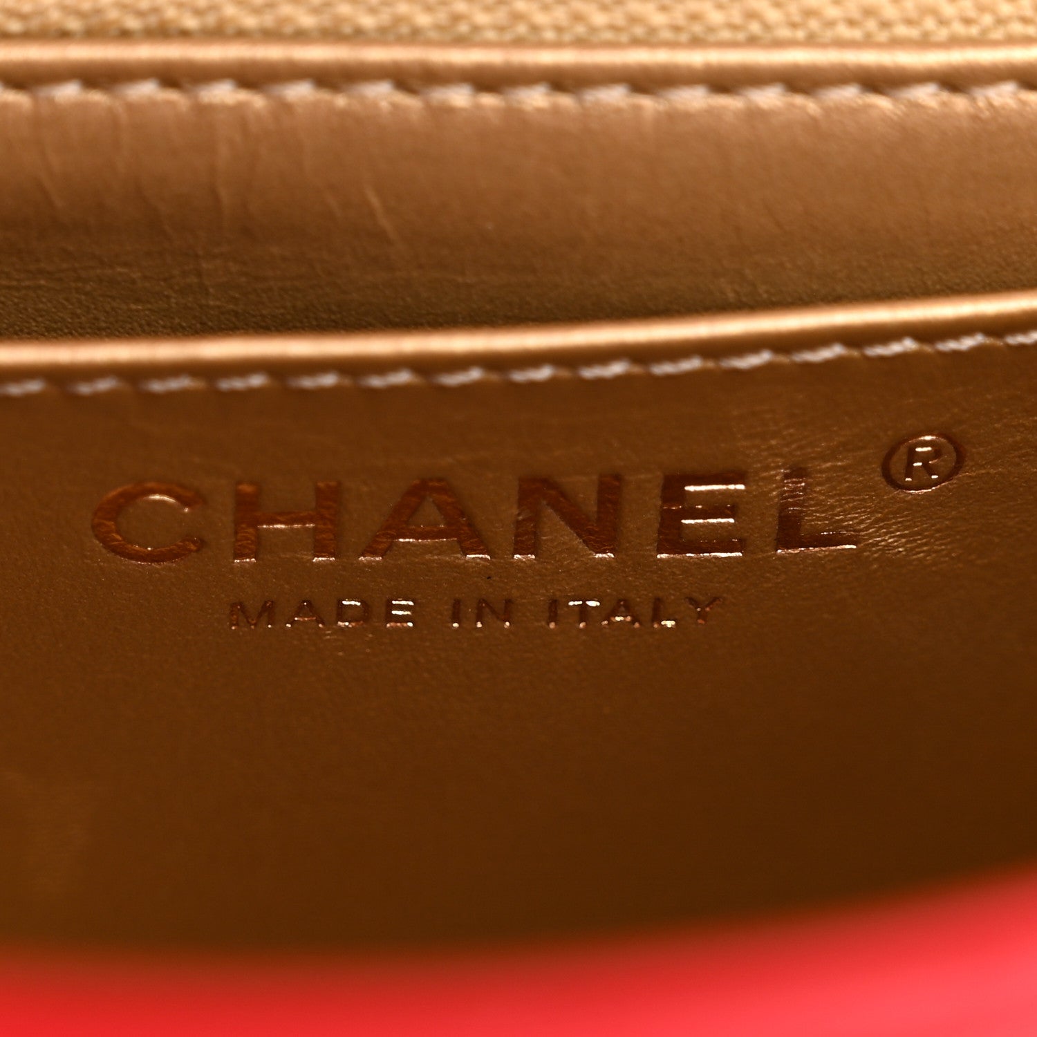 Chanel Lambskin Quilted Mini Pearl Crush Flap Red 6 of 11