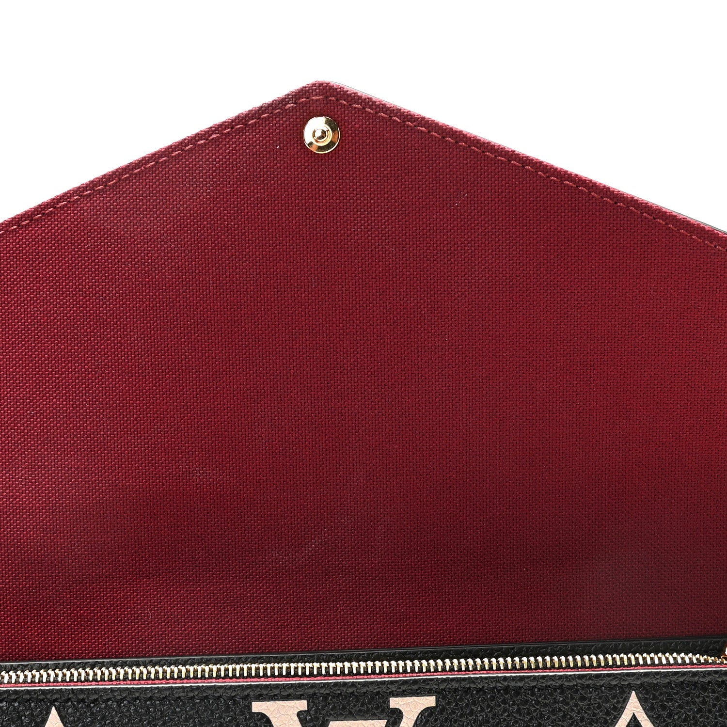Louis Vuitton Empreinte Monogram Giant Felicie Pochette Black Beige 7 of 9