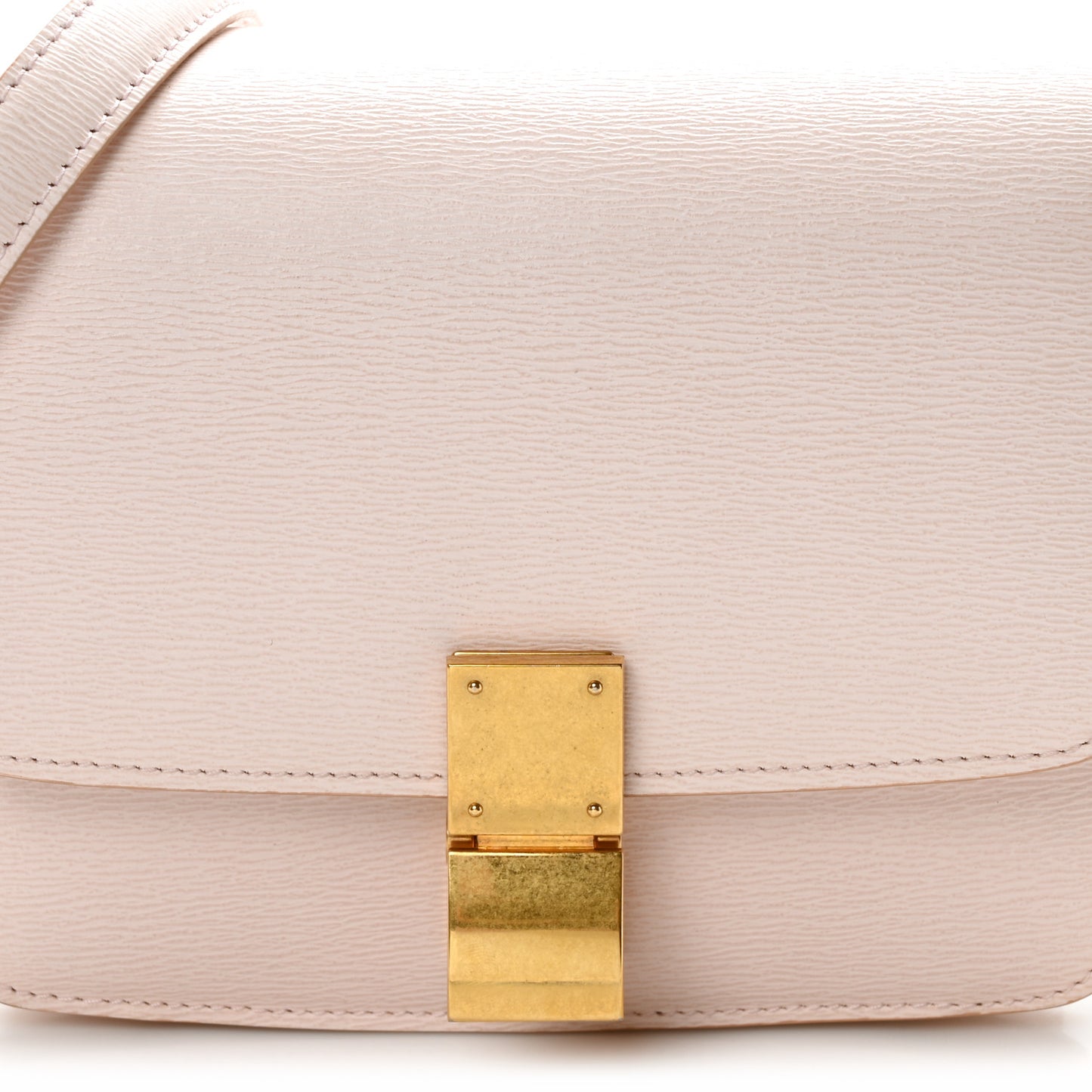 Liege Calfskin Small Classic Box Flap Bag Blush