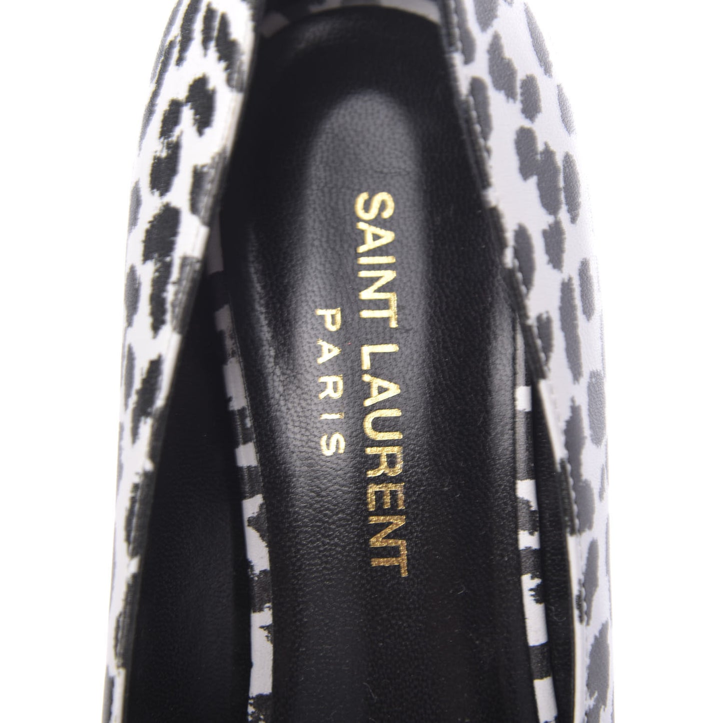 Soft Calfskin Baby Cat Paris 50 Pumps 35.5 Bianco White Black