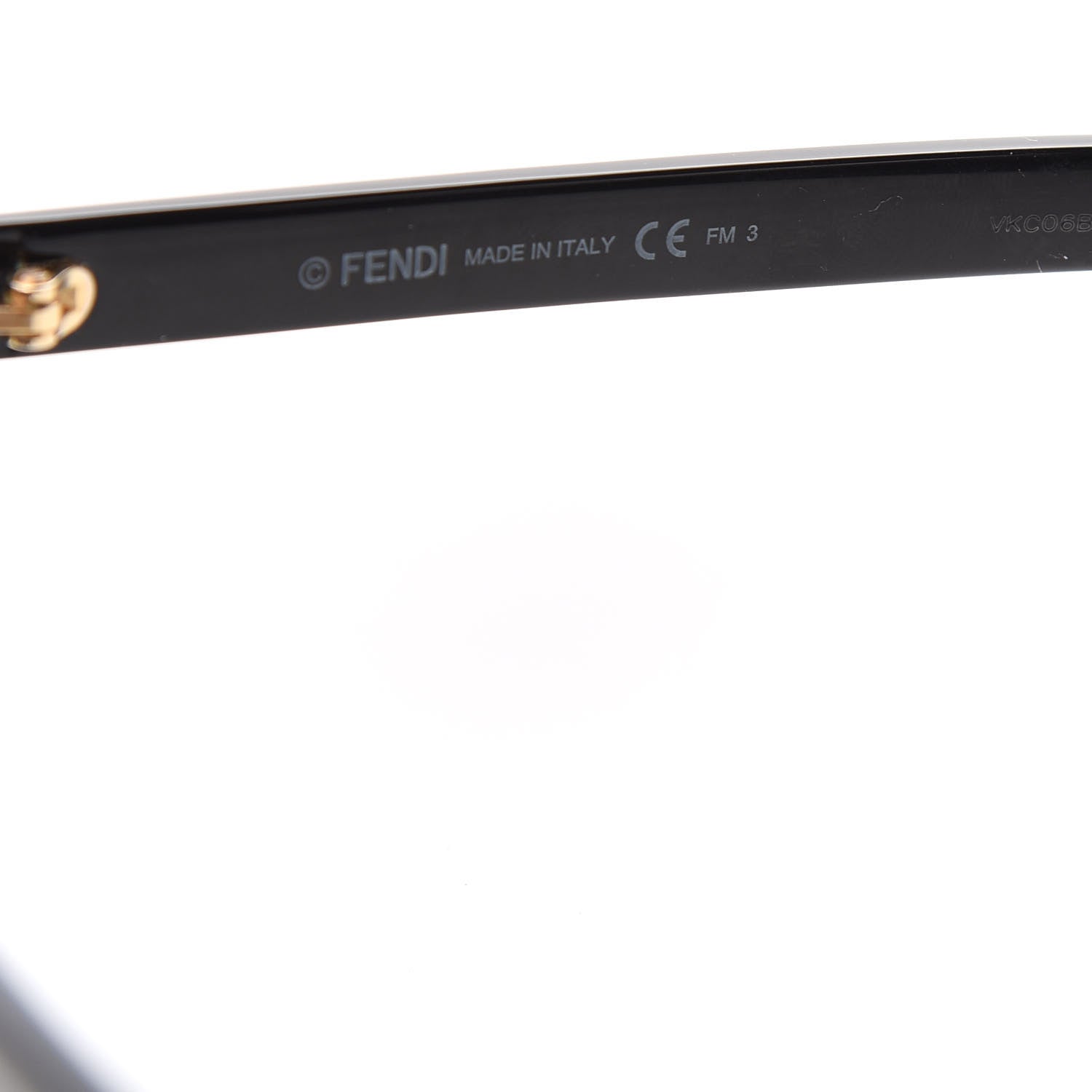Fendi Acetate Sunglasses FF 0384/S Black 6 of 7