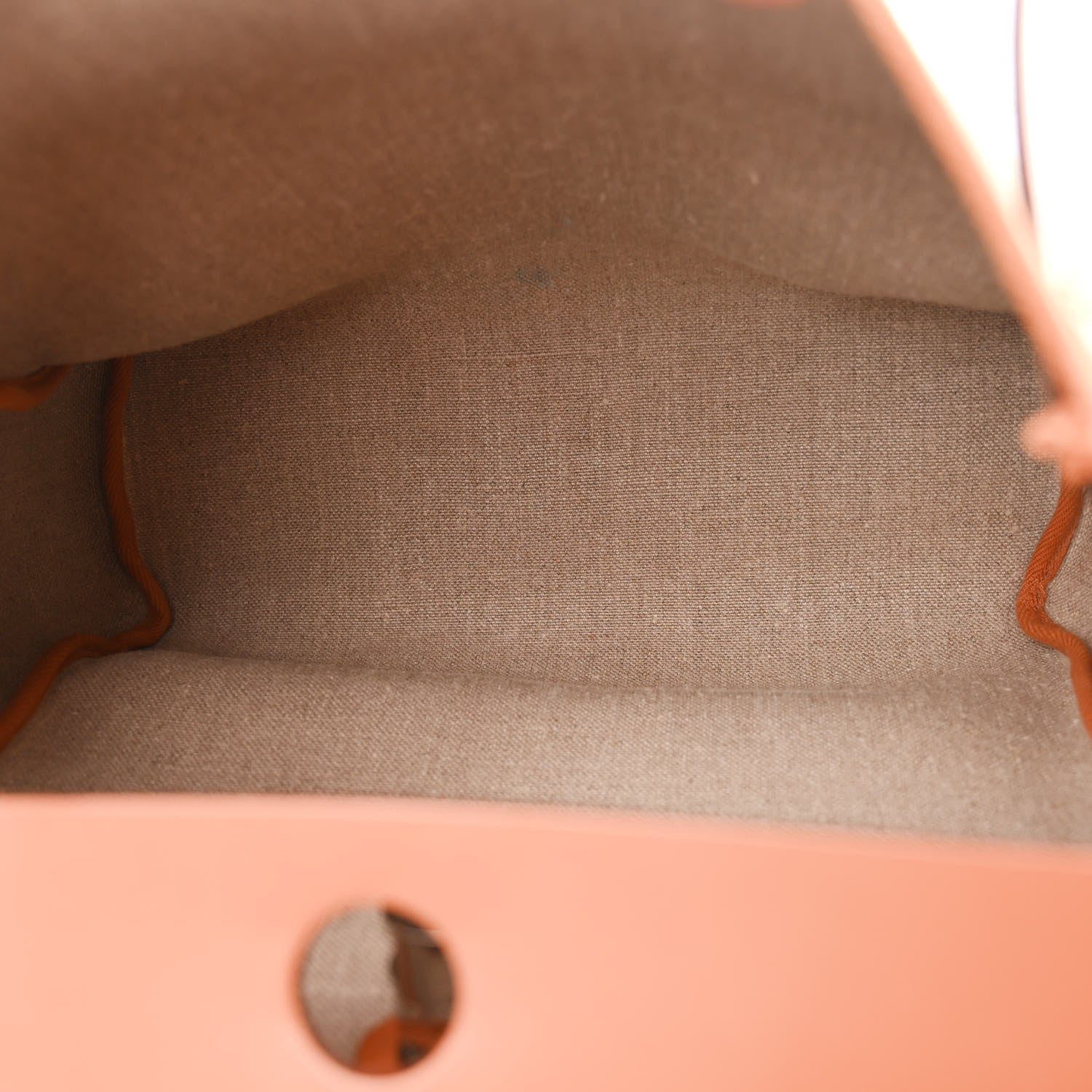 Hermes Toile De Camp Vache Hunter Herbag Zip Retourne 31 PM Ficelle Naturel 6 of 13