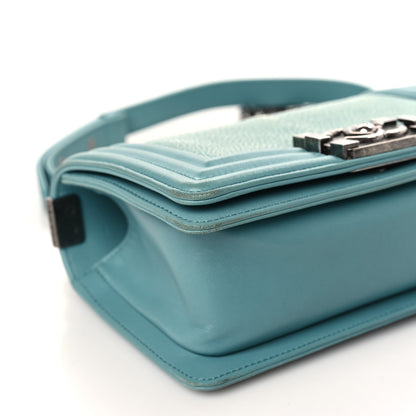 Chanel Galuchat Stingray Small Boy Flap Turquoise 8 of 9