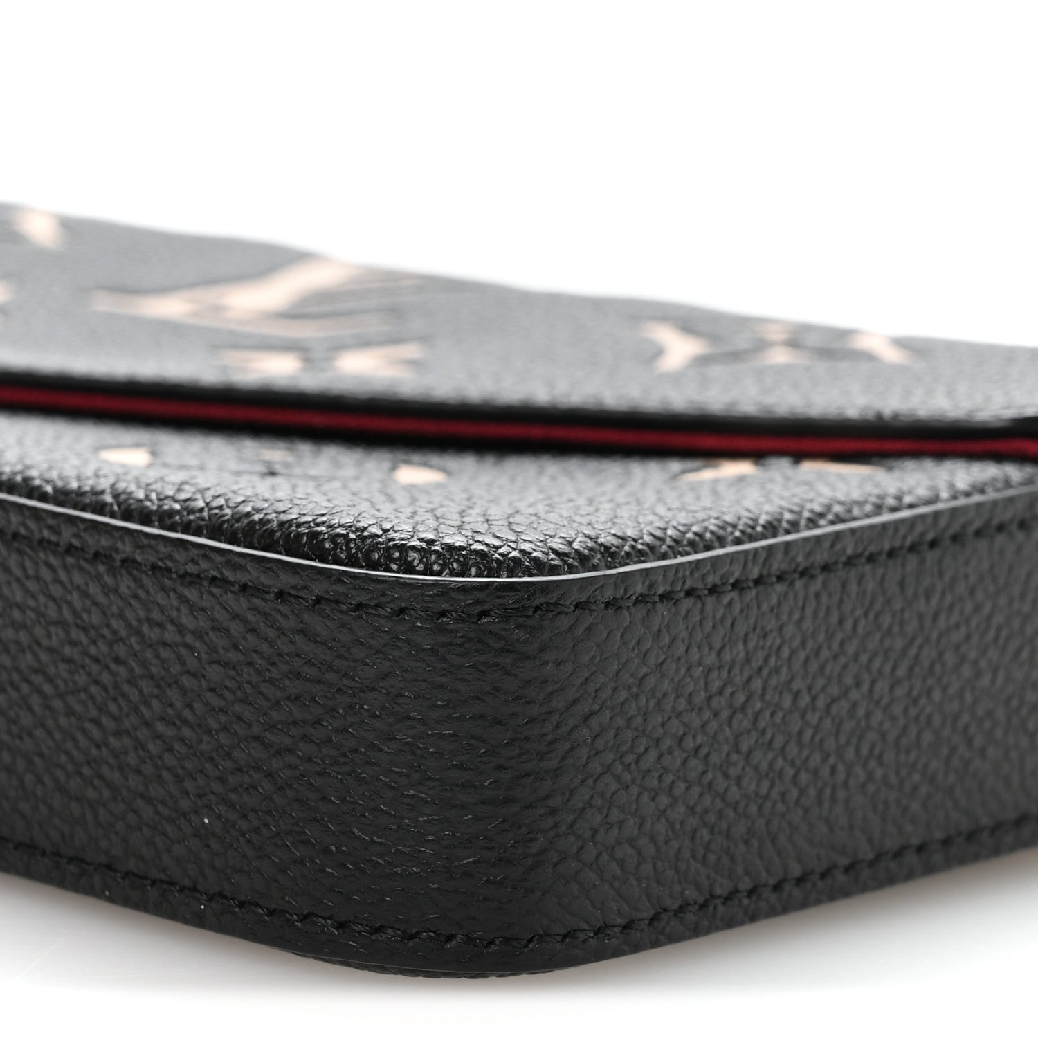 Louis Vuitton Empreinte Monogram Giant Felicie Pochette Black Beige 10 of 11