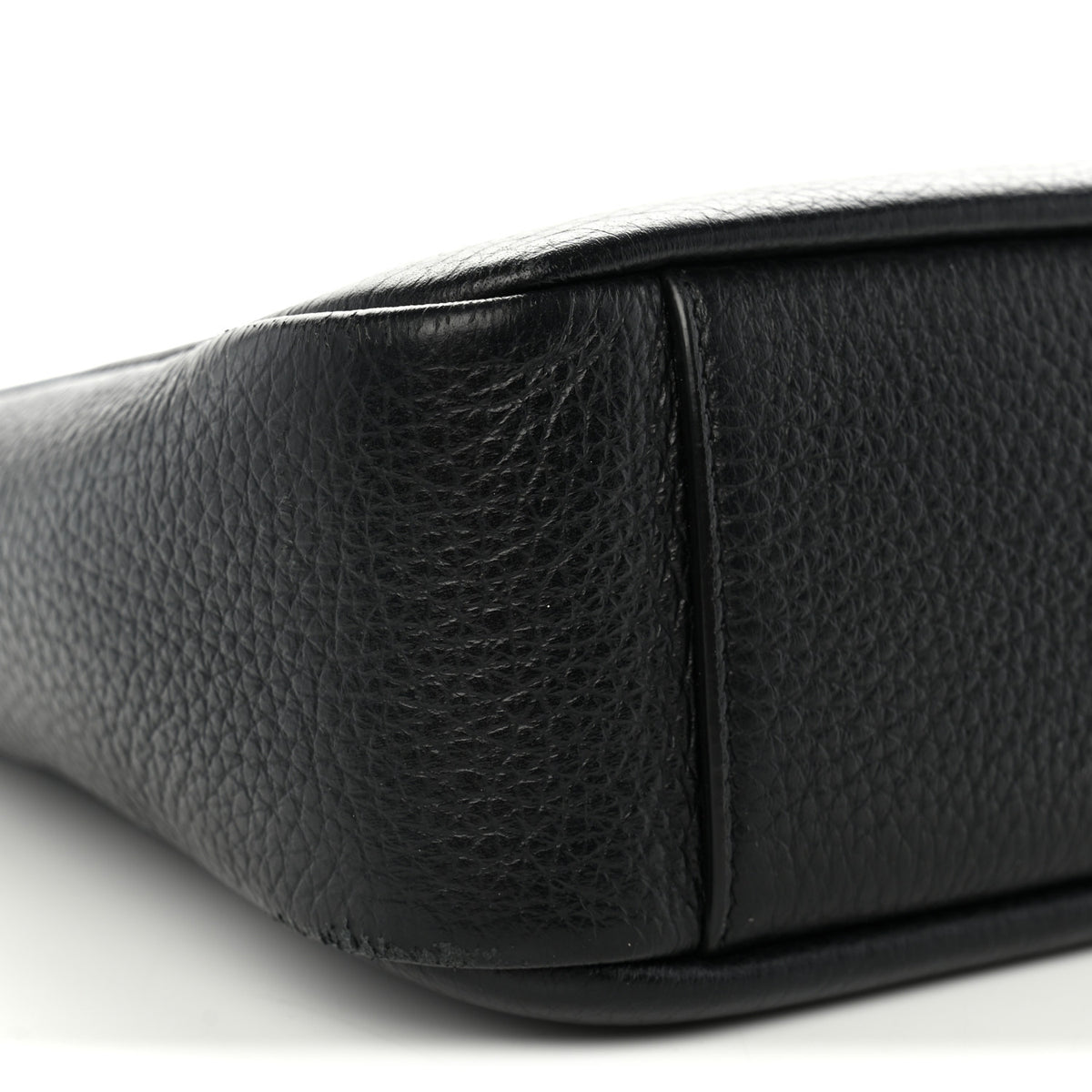 Grained Calfskin Baby Le 5 A 7 Supple Hobo Black