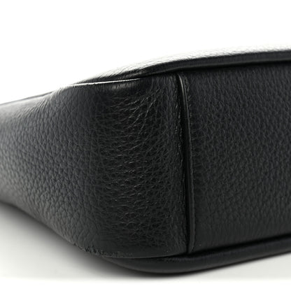 Saint Laurent Grained Calfskin Baby Le 5 A 7 Supple Hobo Black 9 of 11