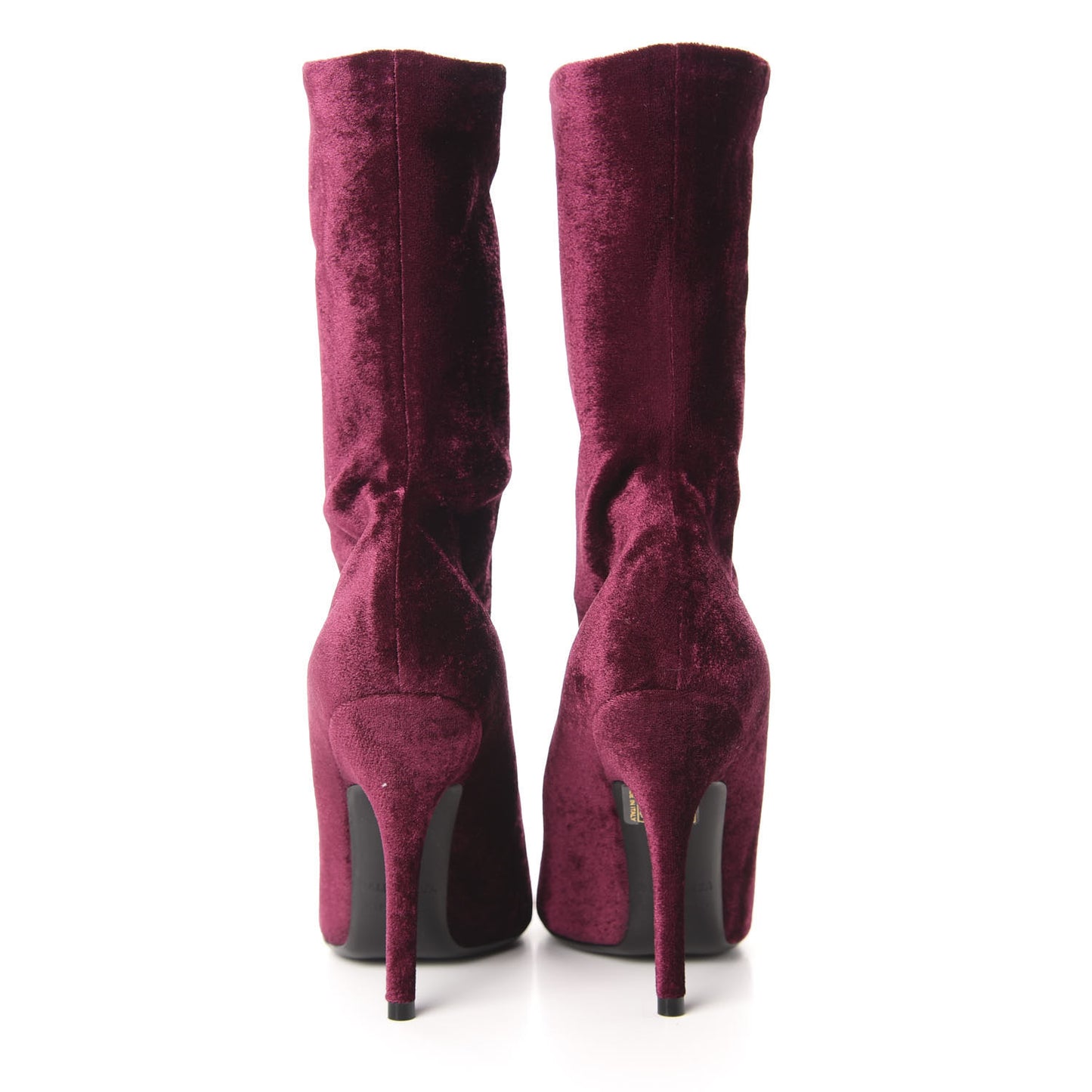 Velvet Extreme Pointed Toe Knife Booties 36 Rouge Prune