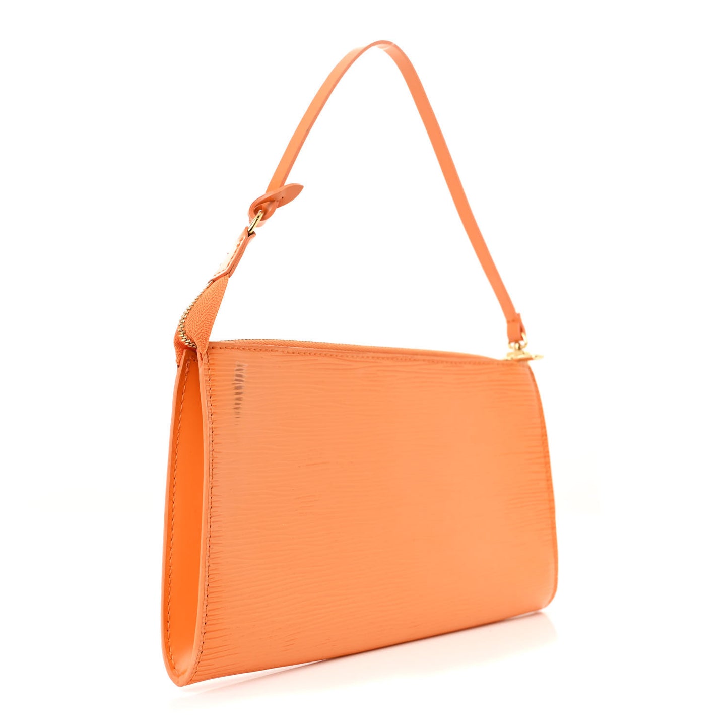 Epi Pochette Accessories 24 Mandarin