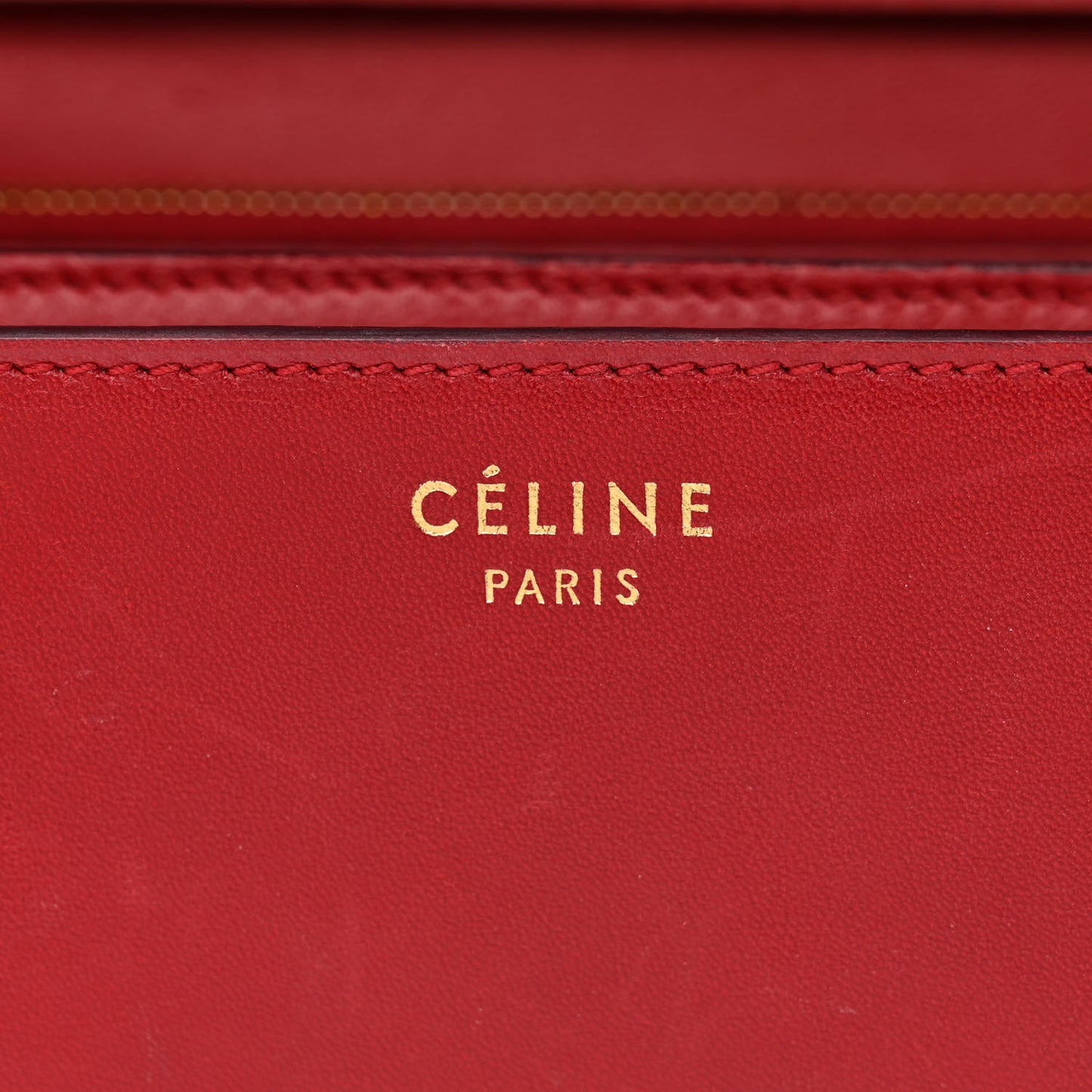 Box Calfskin Medium Classic Box Flap Bag Red