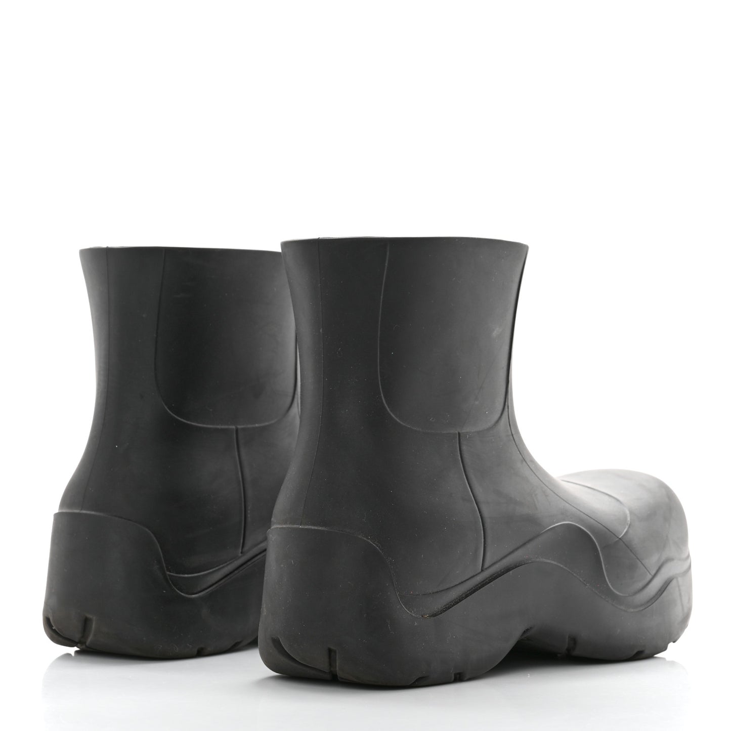 Rubber Puddle Ankle Boots 38 Black