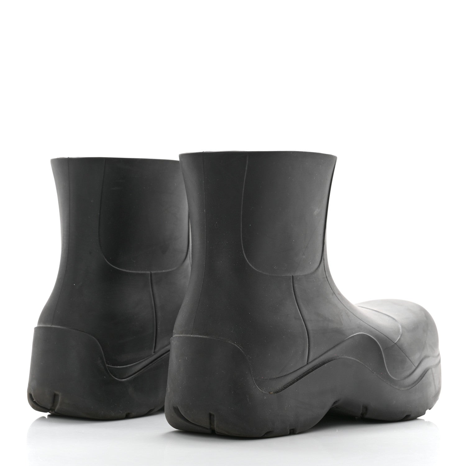 Bottega Veneta Rubber Puddle Ankle Boots 38 Black 4 of 8