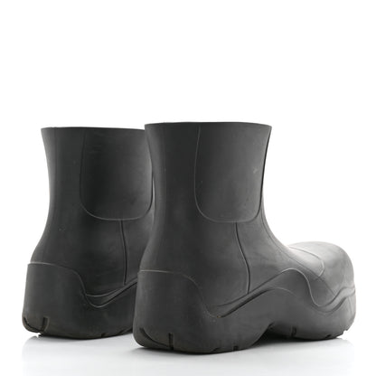 Bottega Veneta Rubber Puddle Ankle Boots 38 Black 4 of 8