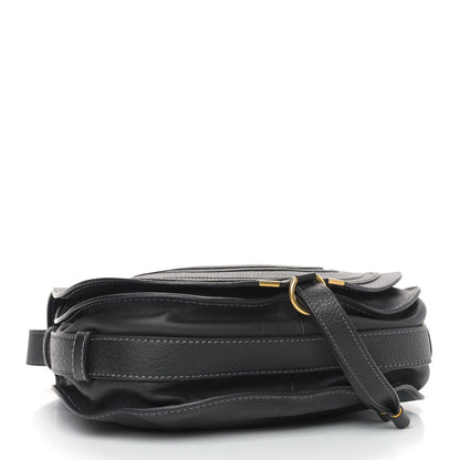 Chloe Calfskin Medium Marcie Round Crossbody Bag Black 4 of 9