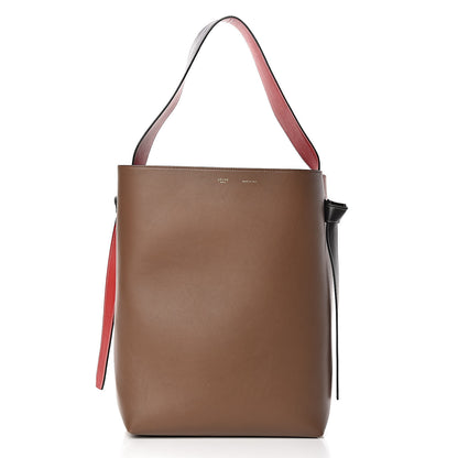 Celine Shiny Smooth Calfskin Small Twisted Cabas Camel Tan 3 of 12