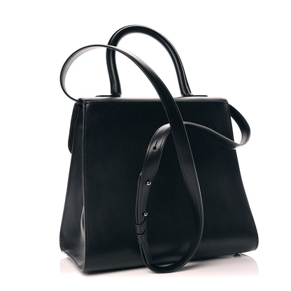 Delvaux Calfskin MM L'Humour Brillant Satchel Black 3 of 9
