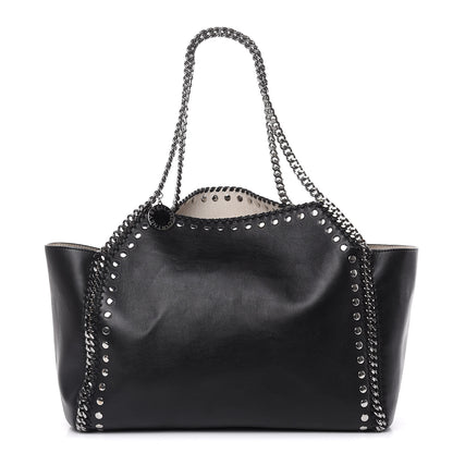 Stella McCartney Alter Nappa Studded Dual Falabella Tote Black 1 of 11