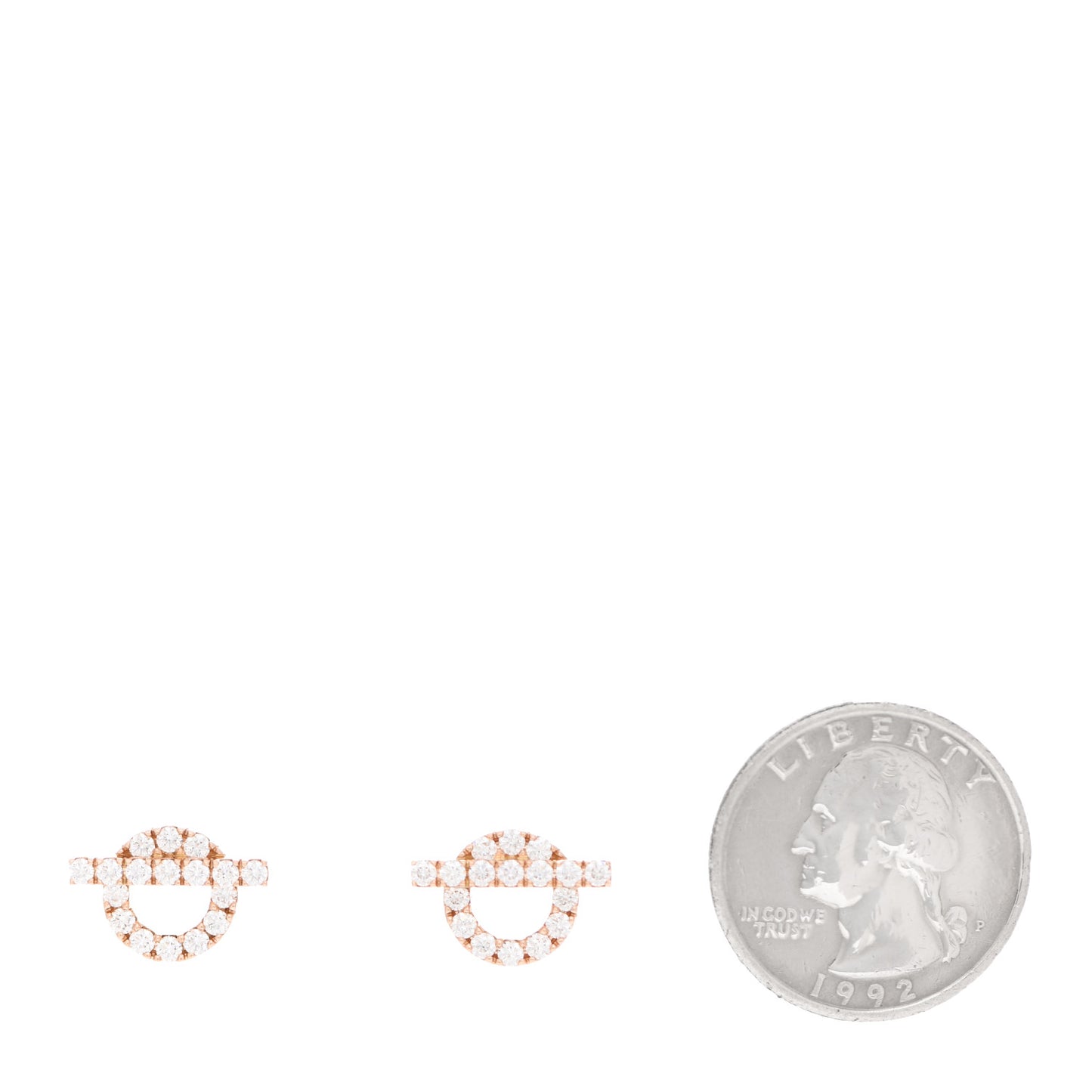 18K Rose Gold Diamond Finesse Earrings