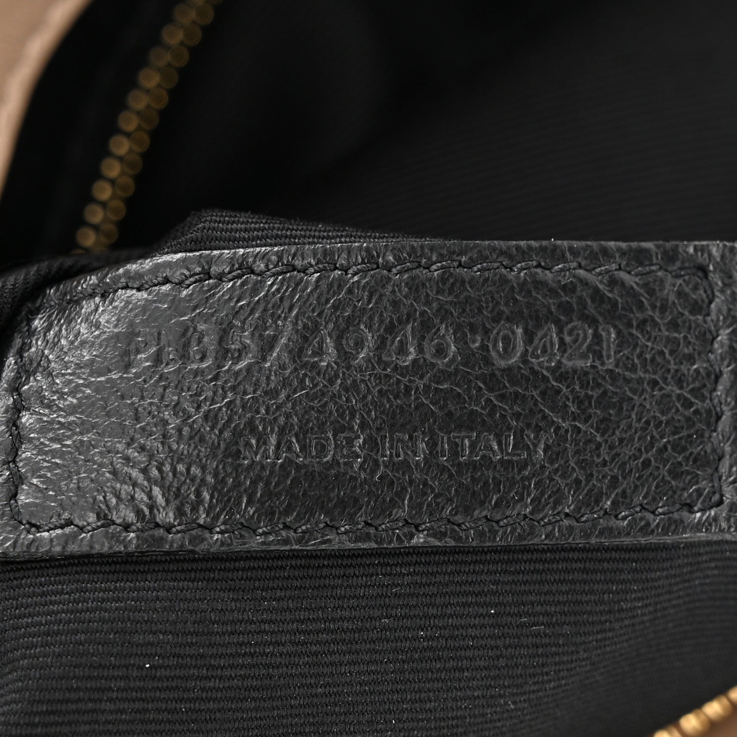 Saint Laurent Calfskin Y Quilted Monogram Medium Loulou Chain Satchel Dark Beige 7 of 10