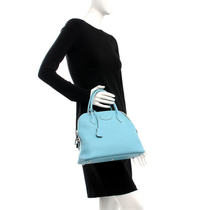 Hermes Taurillon Clemence Bolide 31 Bleu Atoll 3 of 8