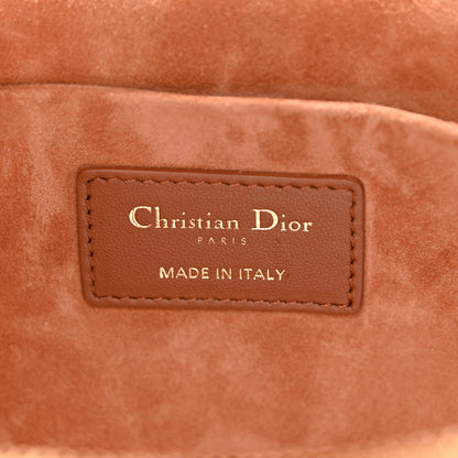 Christian Dior Lambskin Cannage Small Diortravel Vanity Case Cognac 6 of 8