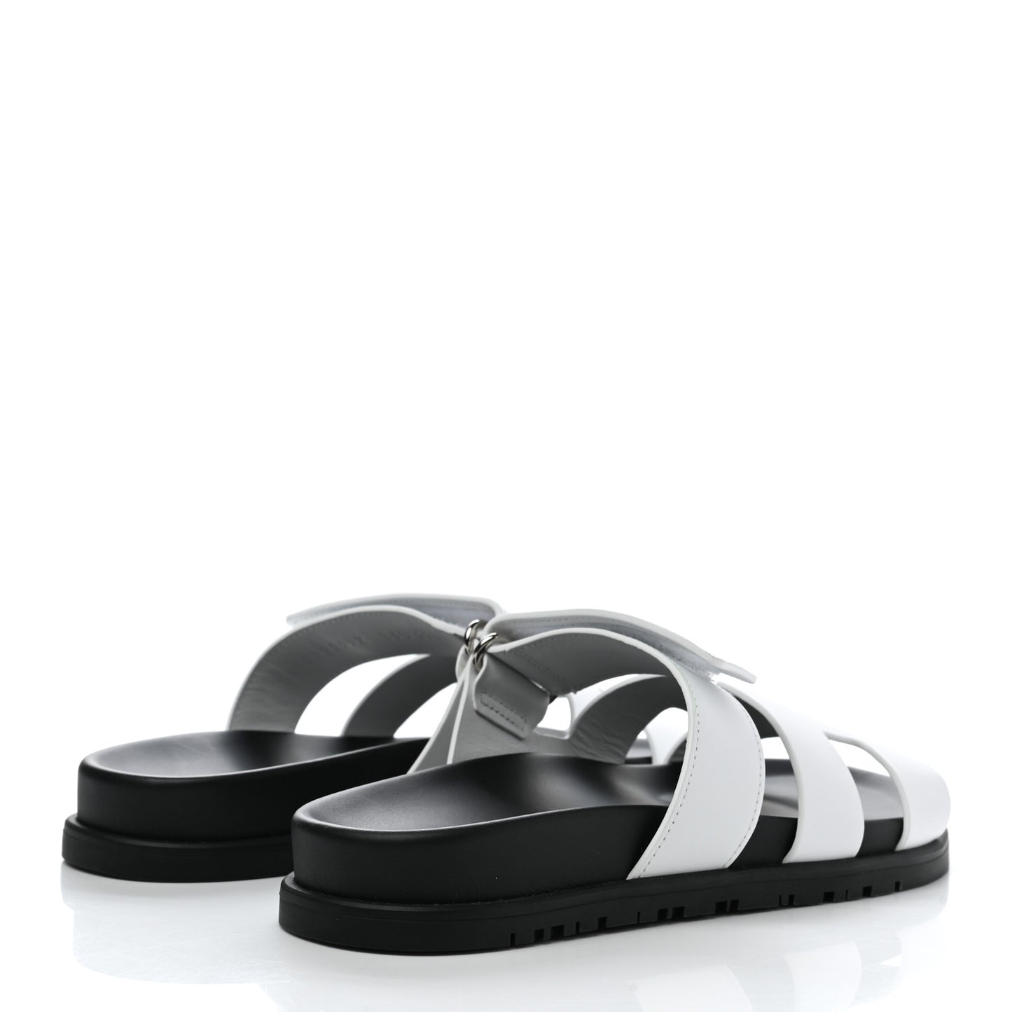 Calfskin Womens Chypre Sandals 36.5 White