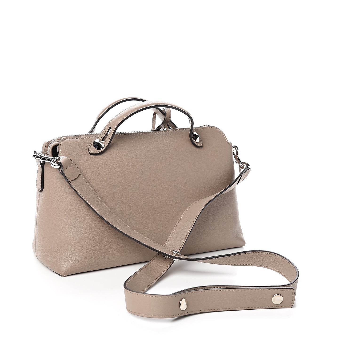 Vitello Dolce Medium By The Way Boston Bag Tortora
