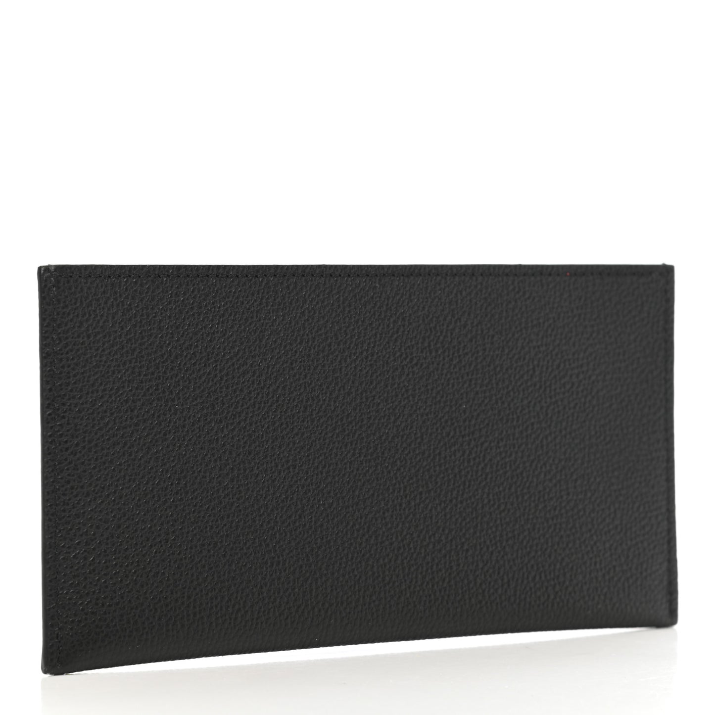 Calfskin Felicie Chain Wallet Card Holder Insert Black