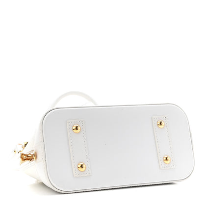 Louis Vuitton Epi Love Lock Alma BB White 4 of 9