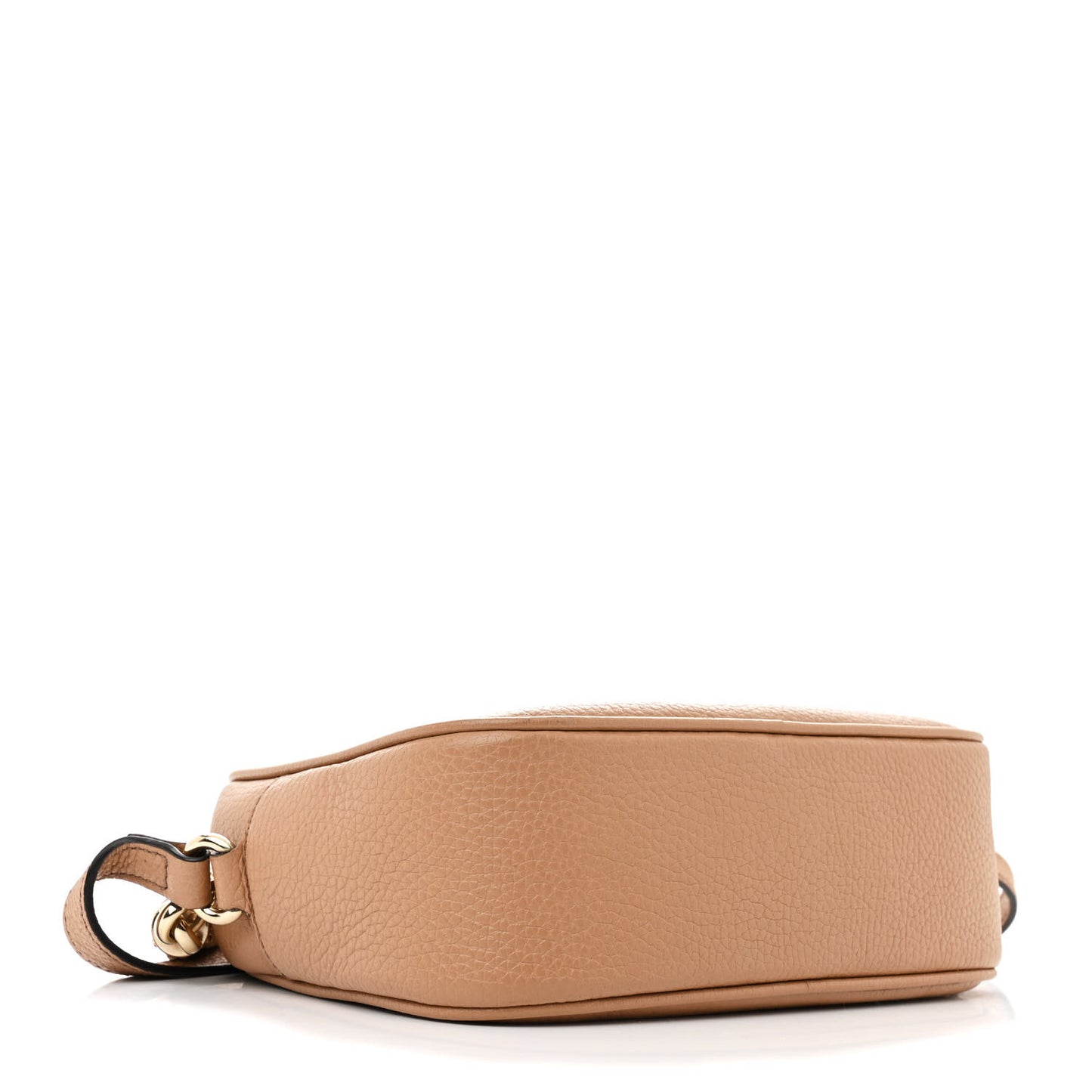 Pebbled Calfskin Small Soho Disco Bag Camelia