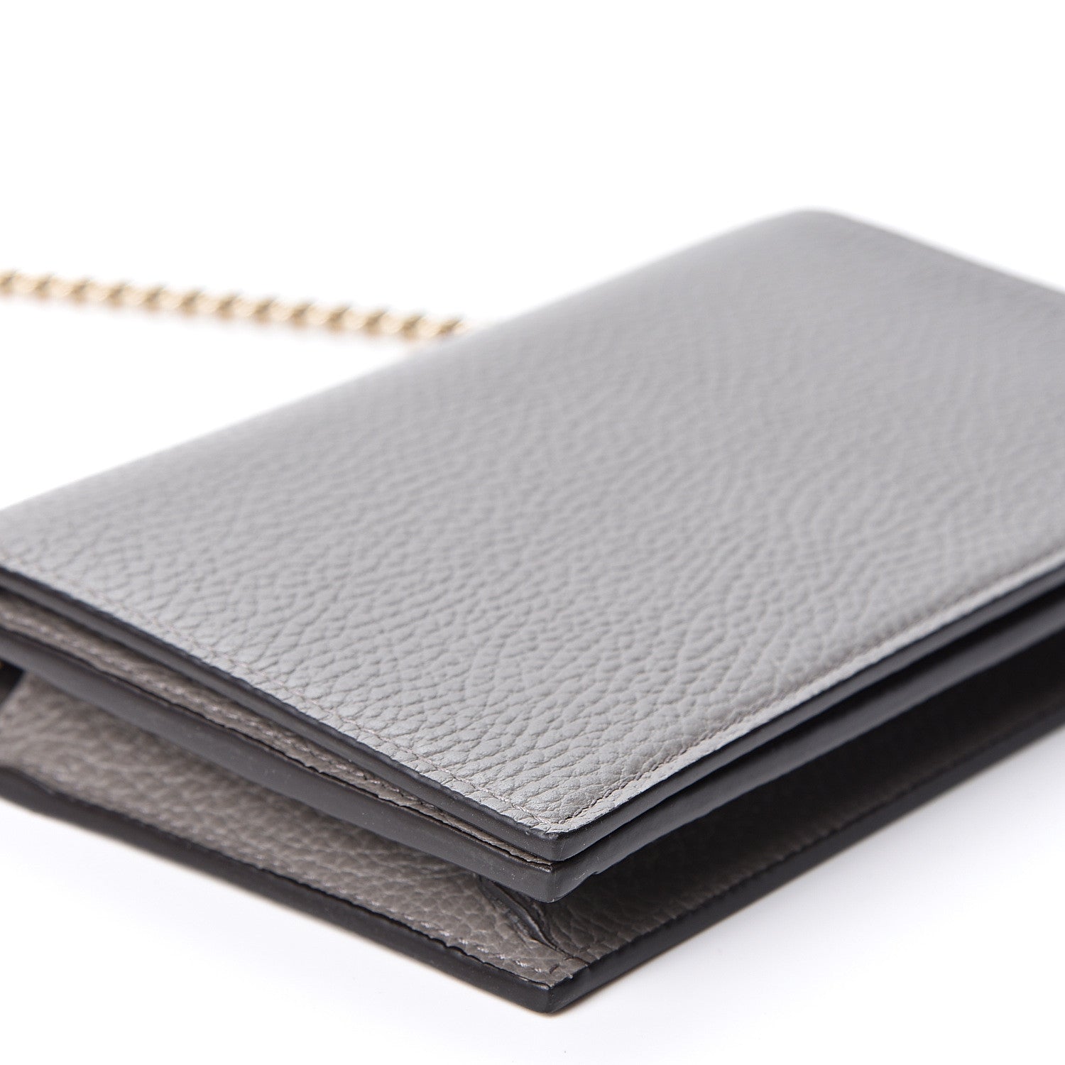 Gucci Dollar Calfskin Medium Betty Chain Wallet Loess 7 of 9
