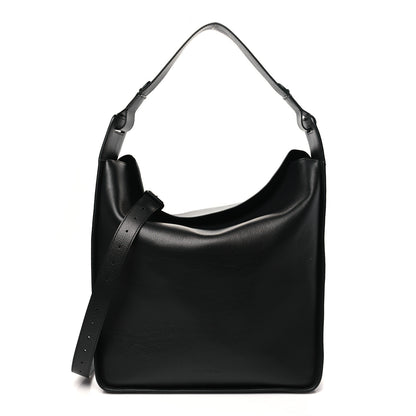 Balenciaga Calfskin Logo Embossed Tool 2.0 North-South Tote Black 2 of 11