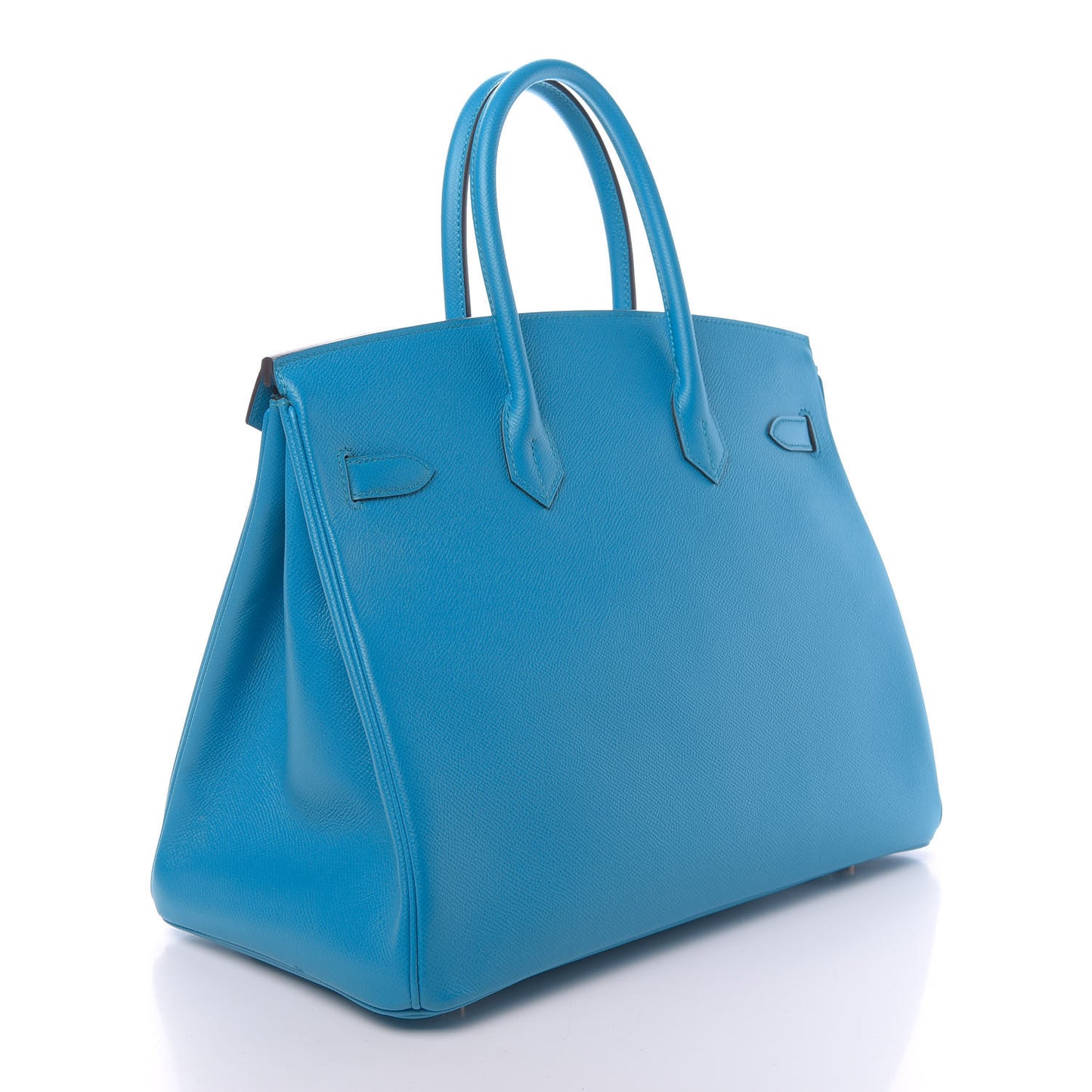 Epsom Birkin 35 Bleu Zanzibar