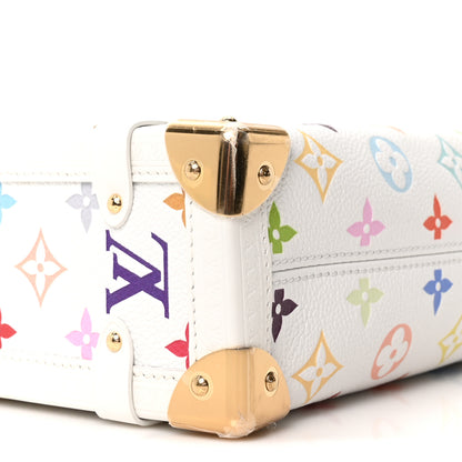 Louis Vuitton LV x TM Cowhide Monogram Multicolor Side Trunk MM White 8 of 9