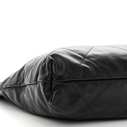 Chanel Shiny Calfskin Quilted Chanel 22 Black 8 of 9