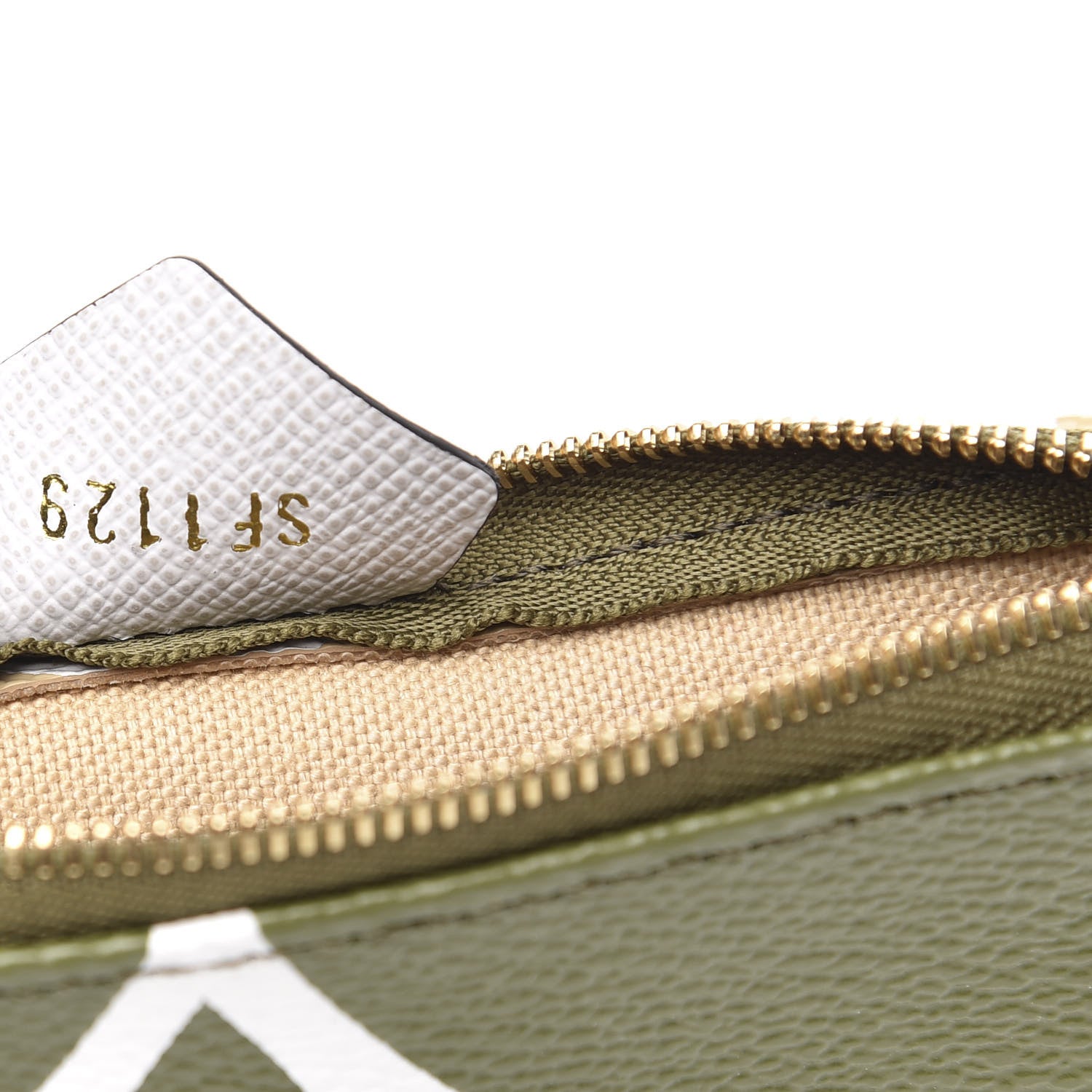 Louis Vuitton Monogram Giant Micro Pochette Accessories Kaki White 7 of 8
