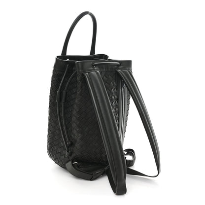 Bottega Veneta Nappa Intrecciato Drawstring Backpack Khaki 2 of 10