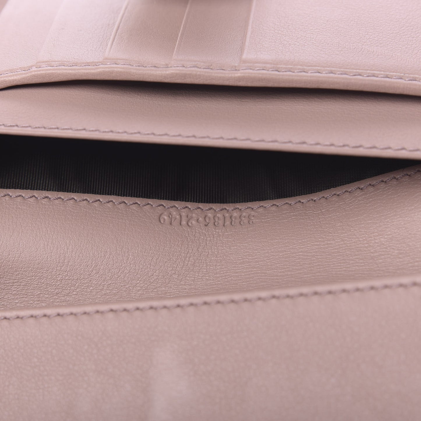 Microguccissima Continental Flap Wallet Light Pink
