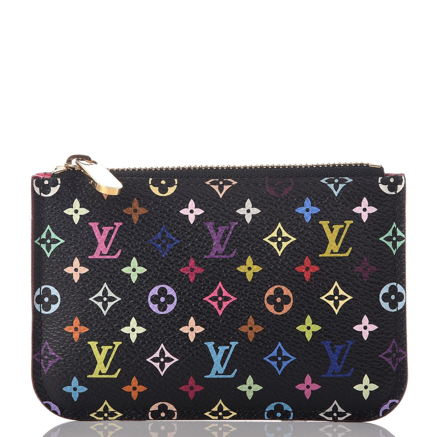 Monogram Multicolor Key Pouch Black Grenade