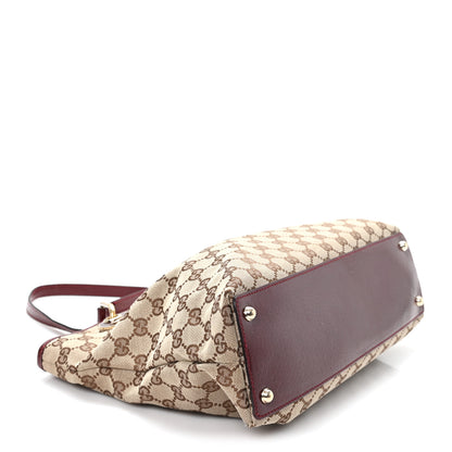 Gucci Monogram Medium Eclipse Tote Red 4 of 12