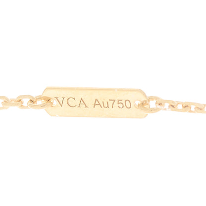 Van Cleef & Arpels 18K Yellow Gold Mother of Pearl Vintage Alhambra Pendant Necklace 5 of 5